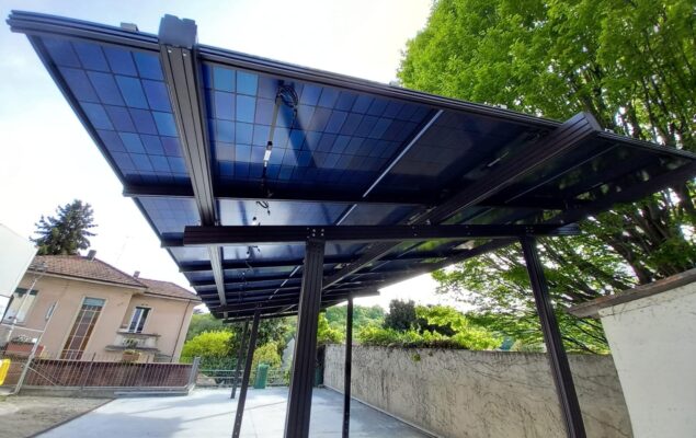 pensiline autoportanti a Lissone